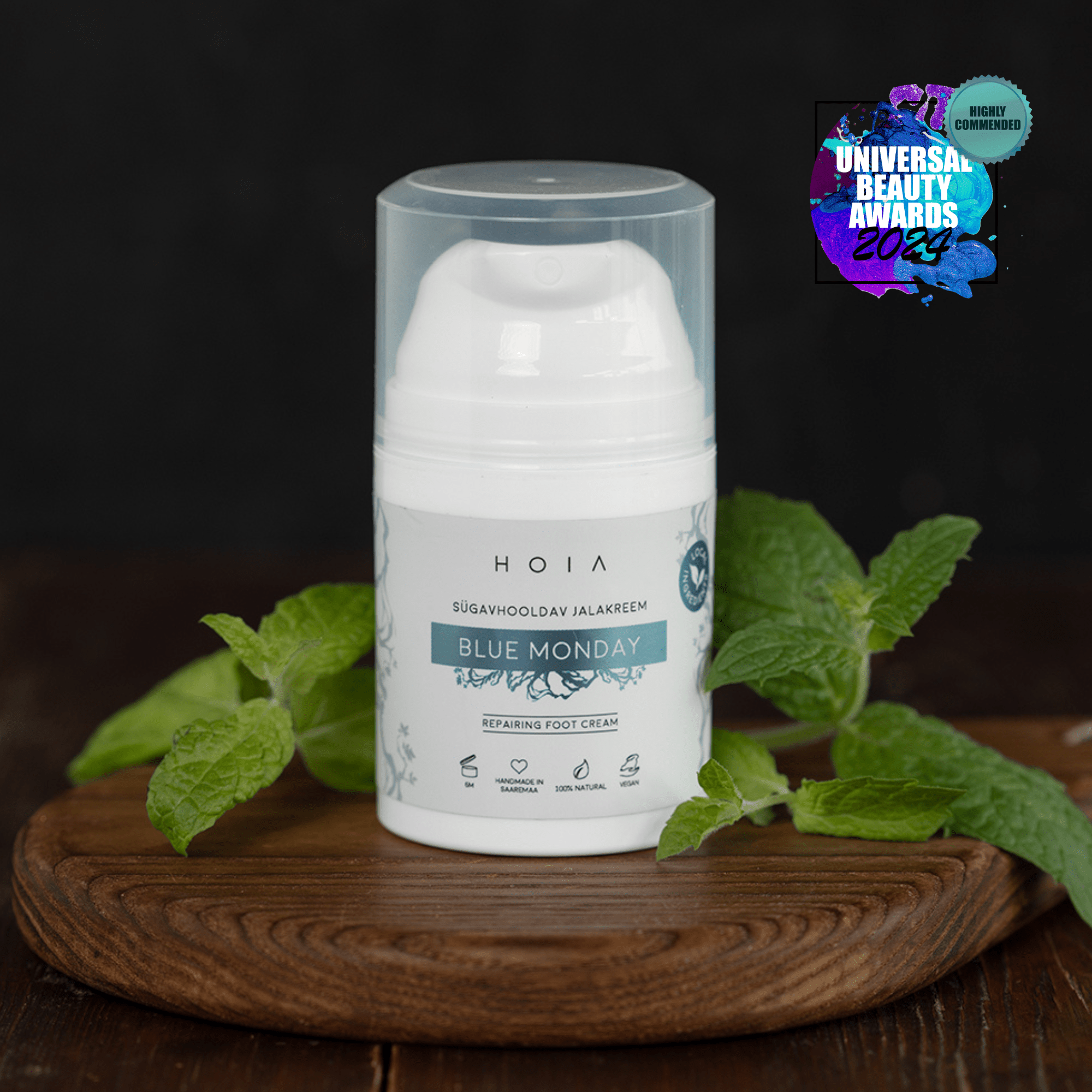 Deep Care Foot Cream BLUE MONDAY, 50ml - Jolz Eco