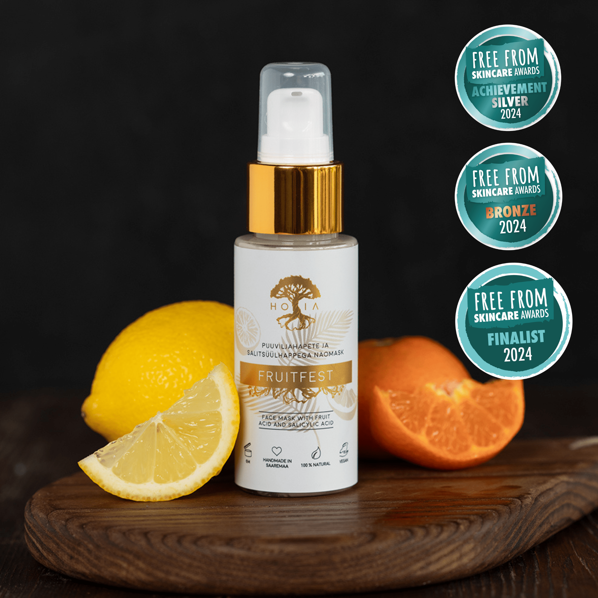 Fruitfest Face Mask with Fruit Acids, 50ml - Jolz Eco
