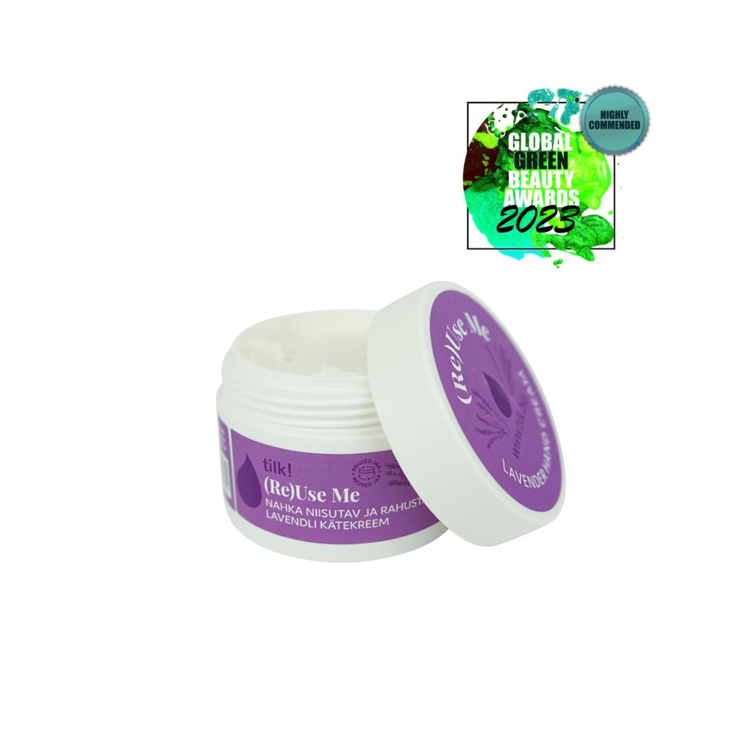 ReUse Me Moisturising and Calming Lavender Hand Cream, 50ml - Jolz Eco
