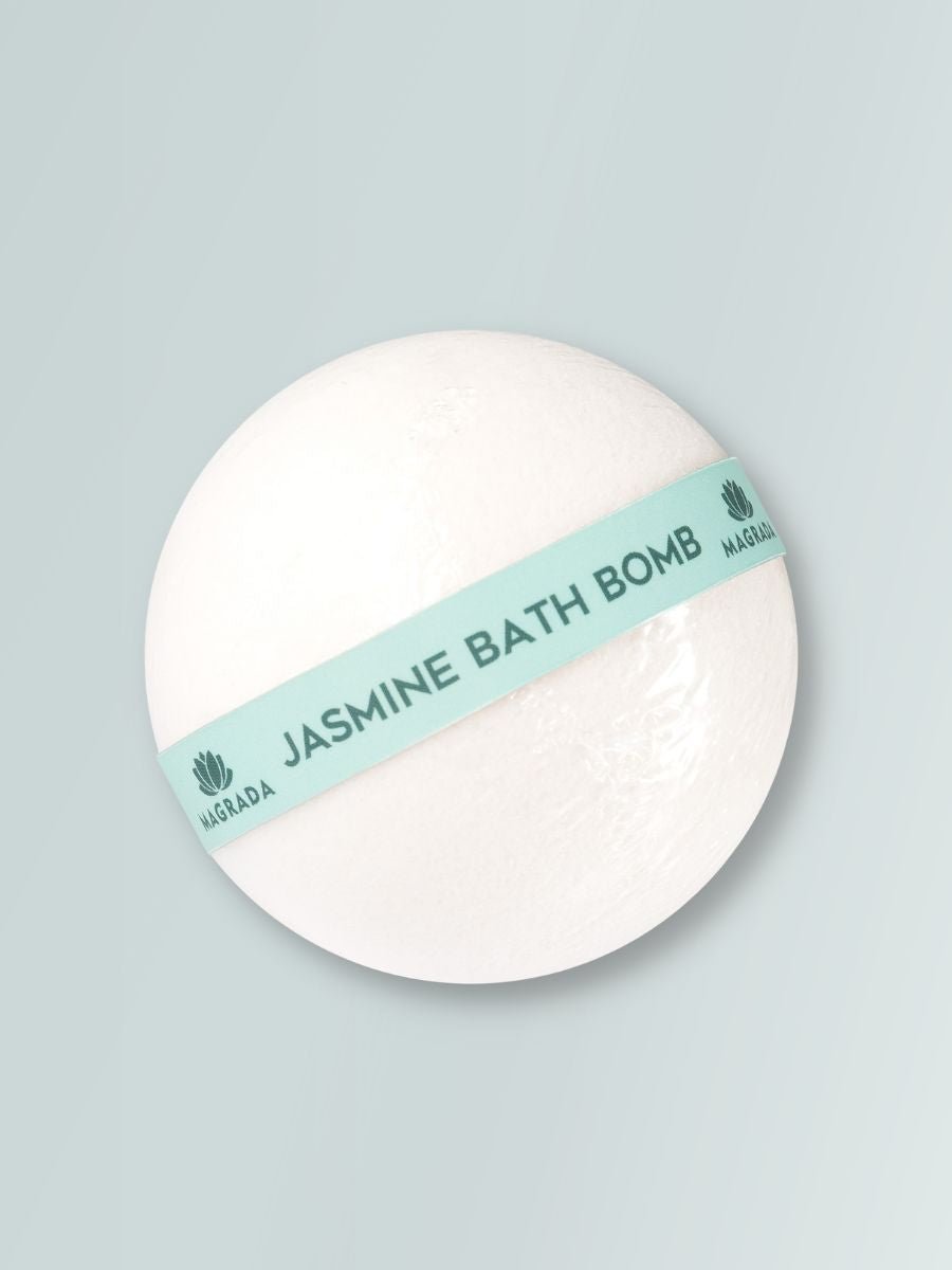 Divine Jasmine Bath Bomb With Vitamin E - Set of 4 Bombs - Jolz Eco