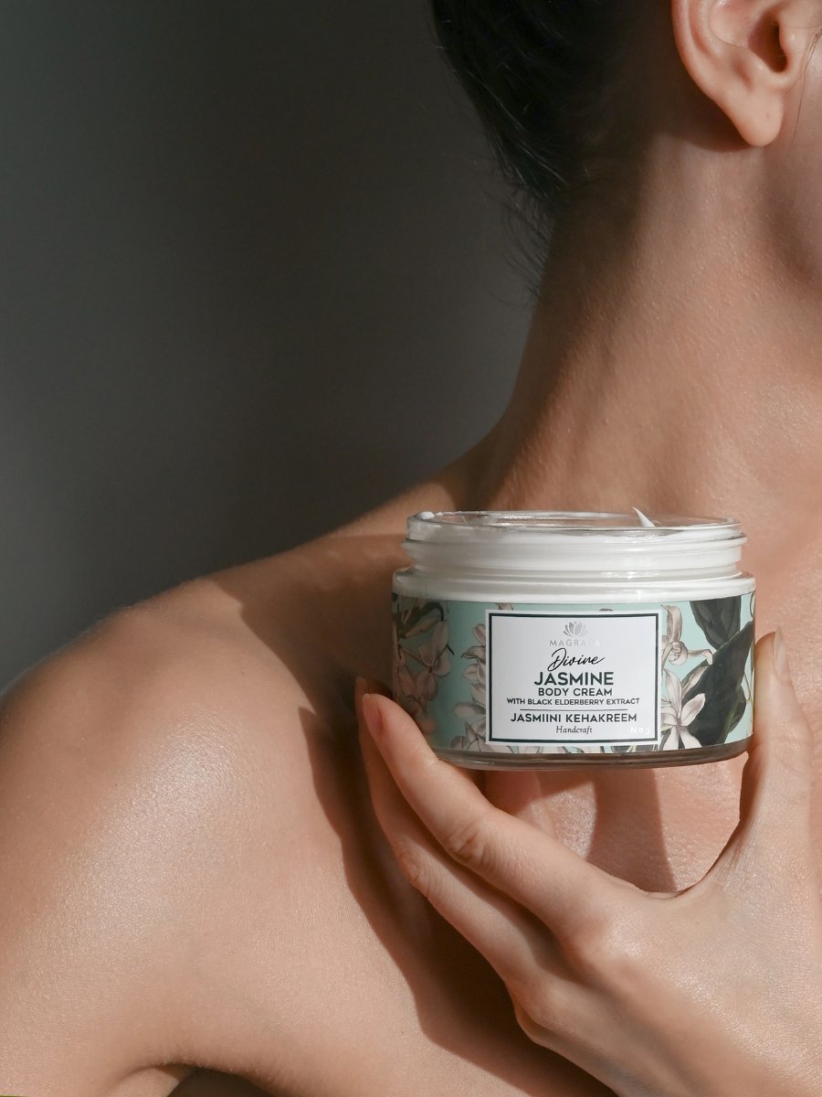 Jasmine Body Cream With Black Elderberry Extract - 200 ml - Jolz Eco