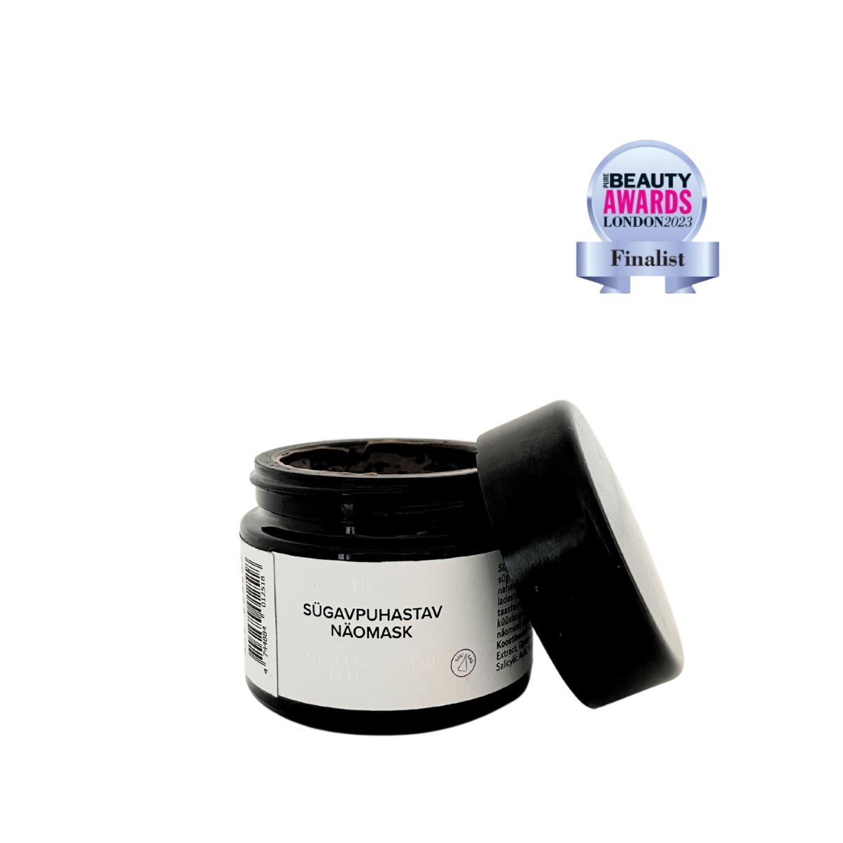 Deeply Cleansing Orange - Scented Face Mask with Black Garlic and Peat, 50ml - Jolz Eco
