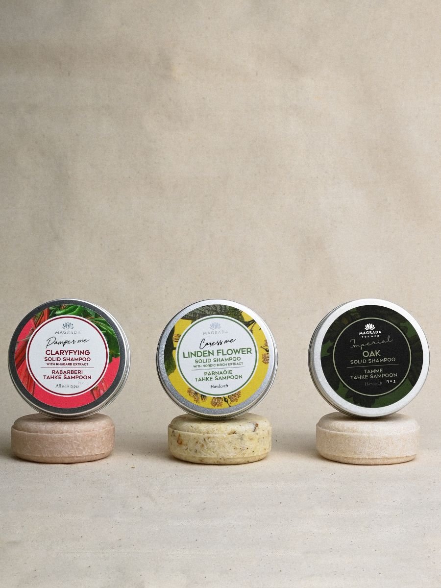 Clarifying Solid Shampoo With Rhubarb Extract - Jolz Eco