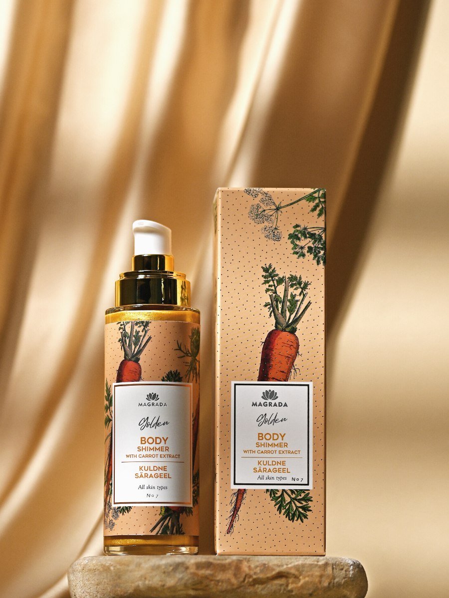 Golden Shimmer Gel With Carrot Extract - 100 ml - Jolz Eco