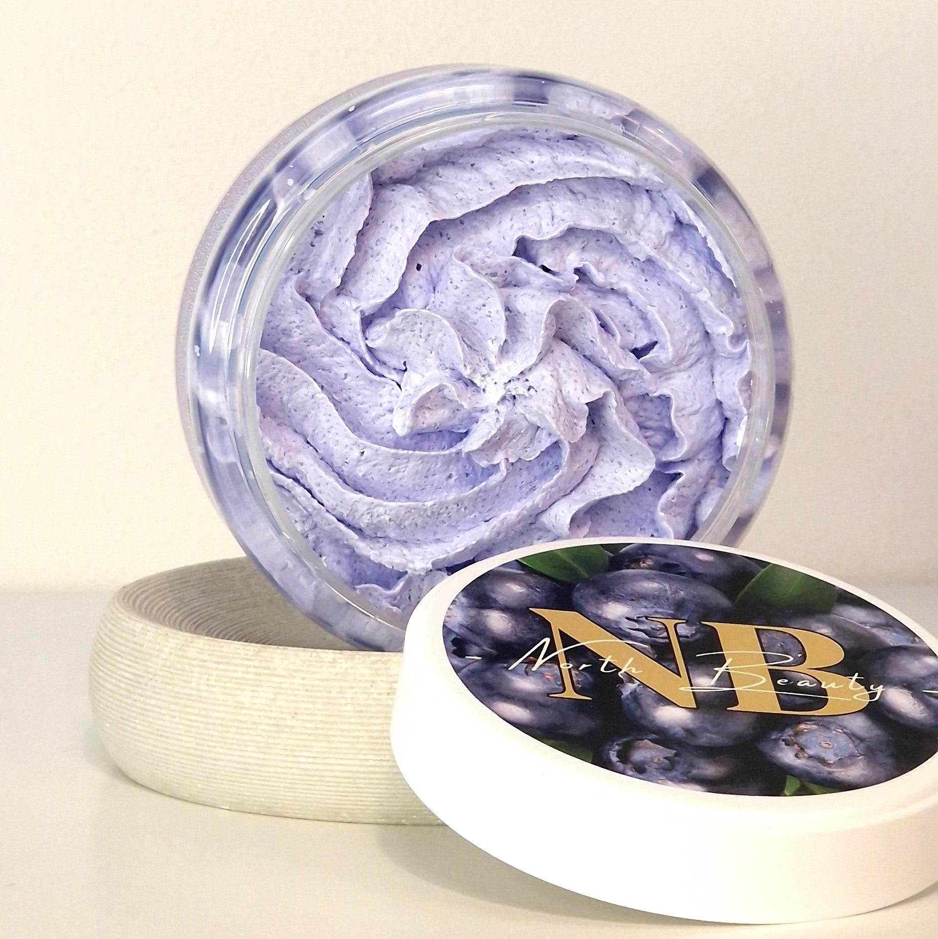 Whipped Sugar Body Scrub With Blueberry, 300 ml - Jolz Eco