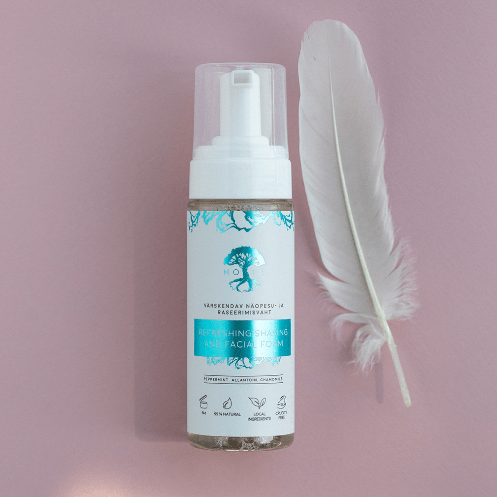 Refreshing Shaving and Facial Foam, 150ml - Jolz Eco