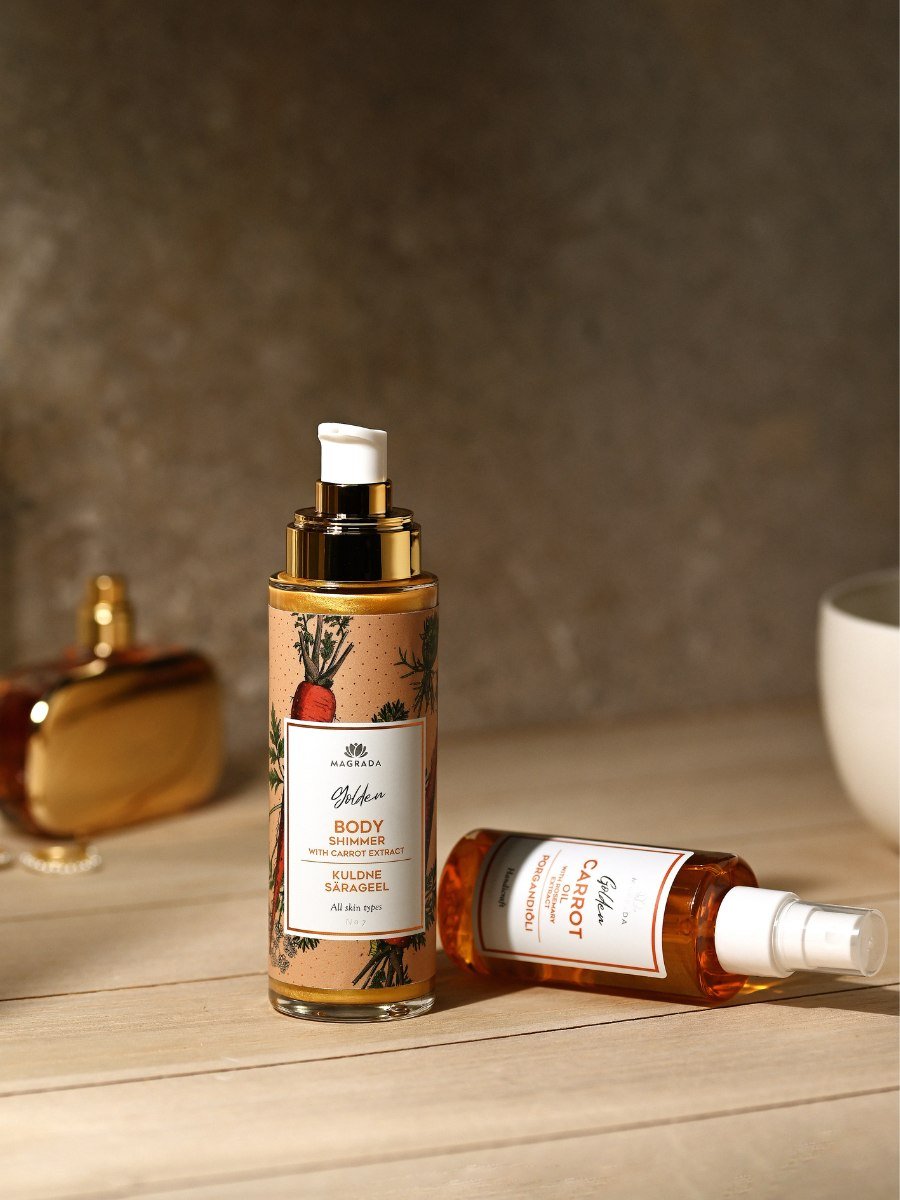 Golden Shimmer Gel With Carrot Extract - 100 ml - Jolz Eco