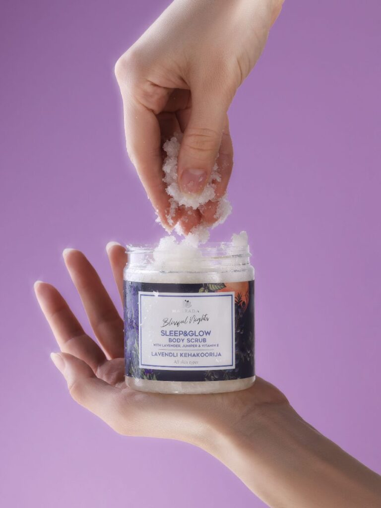 Lavender Body Scrub With Grapefruit Essential Oil - 250 ml - Jolz Eco