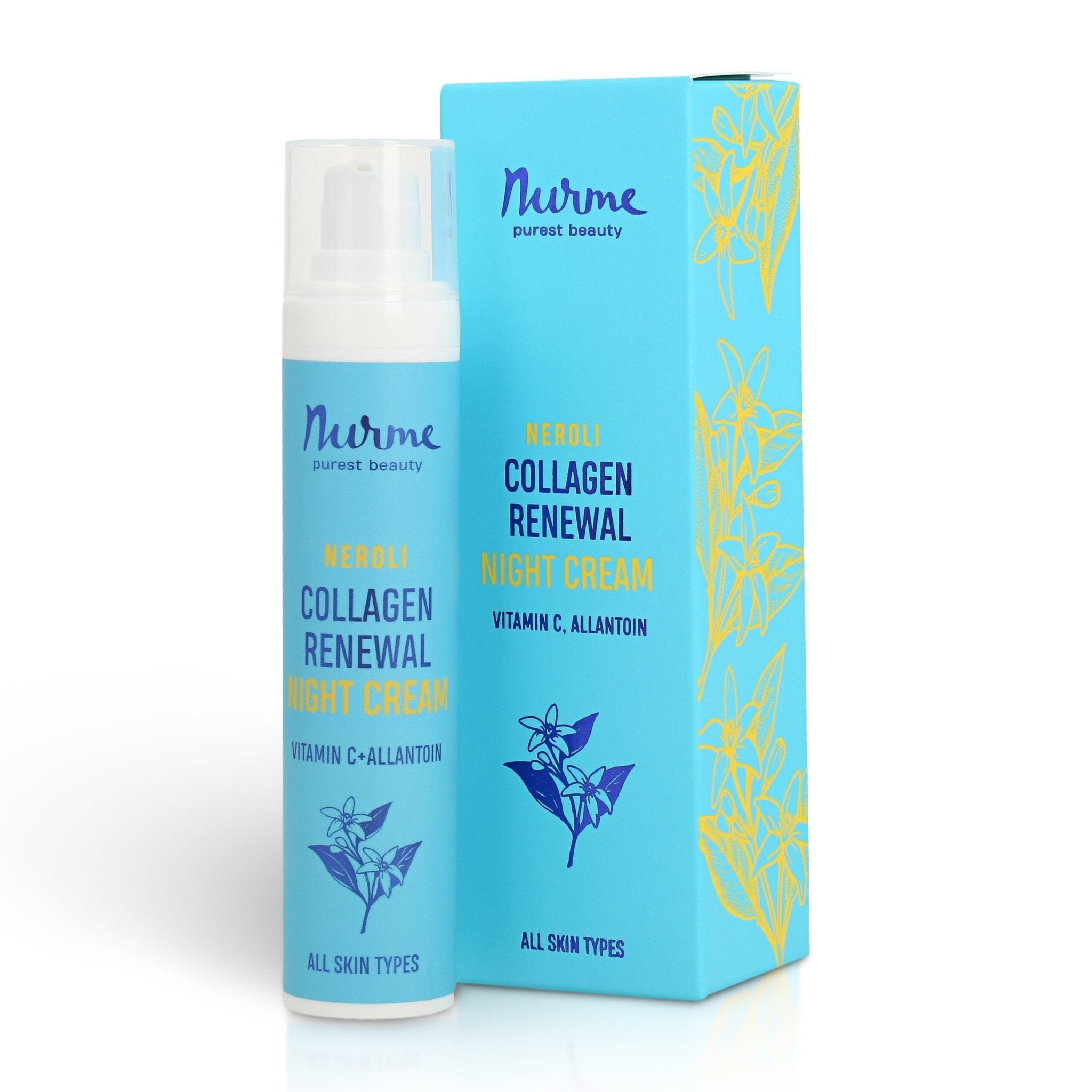Collagen Renewing Neroli Night Cream, 50ml - Jolz Eco