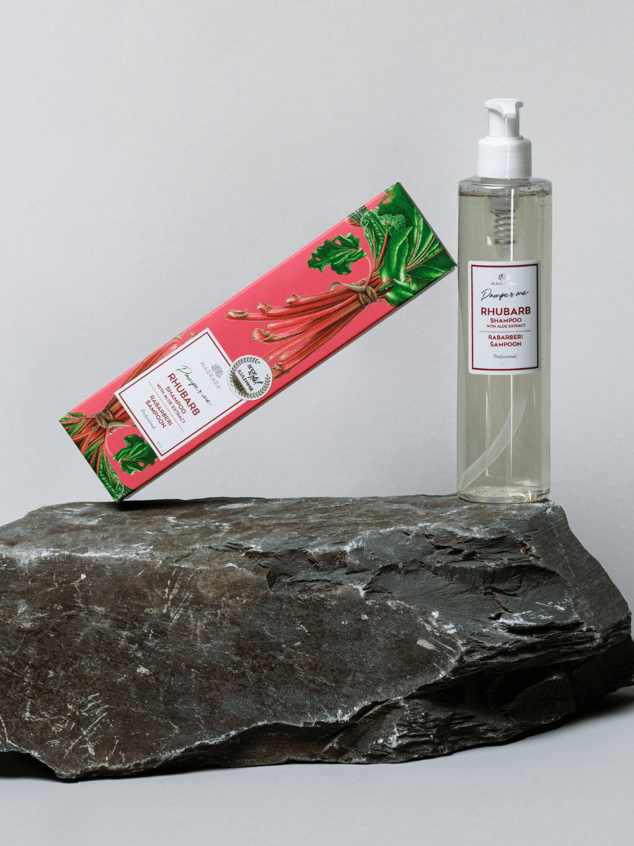 Rhubarb Shampoo With Aloe Extract - 250 ml - Jolz Eco