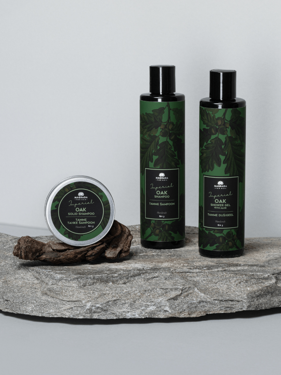 Oak Shower Gel 'Imperial' - For Men - Jolz Eco