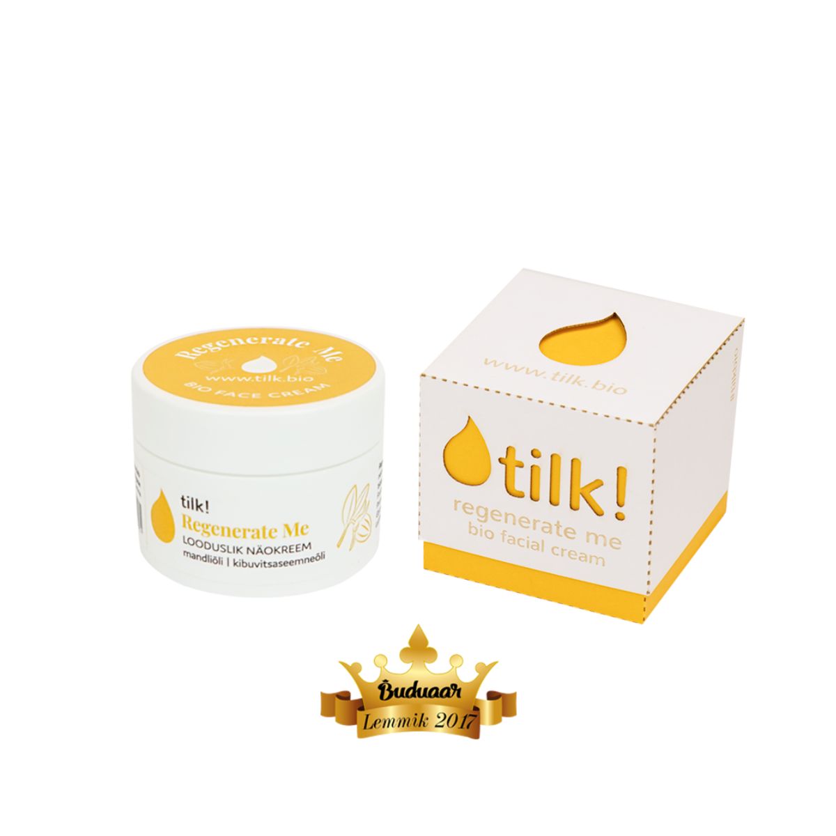 Regenerate Me Face Cream with Carrot Oil for Normal and Combination Skin, 50ml - Jolz Eco