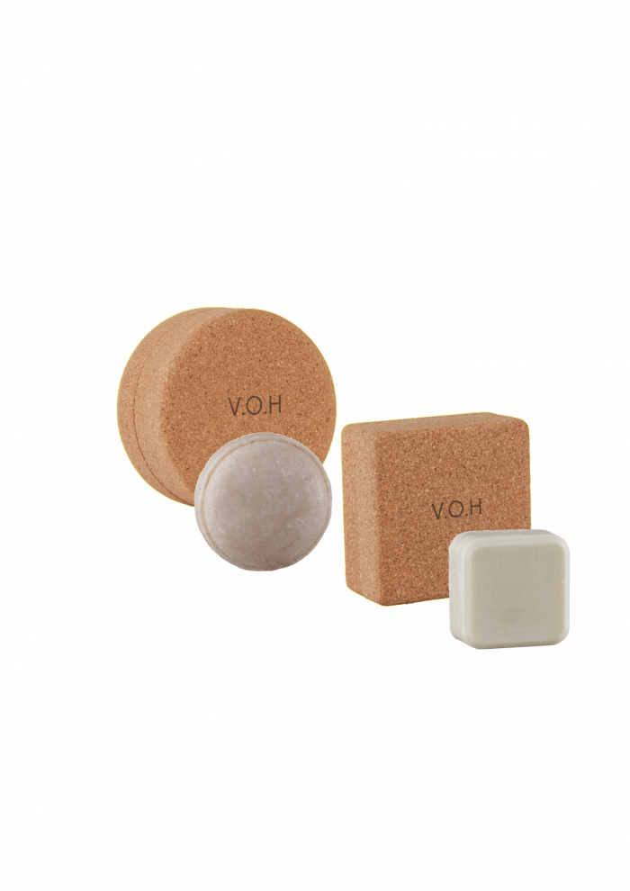 Solid Hair - Care Set with Corkwood Travel Cases - Jolz Eco