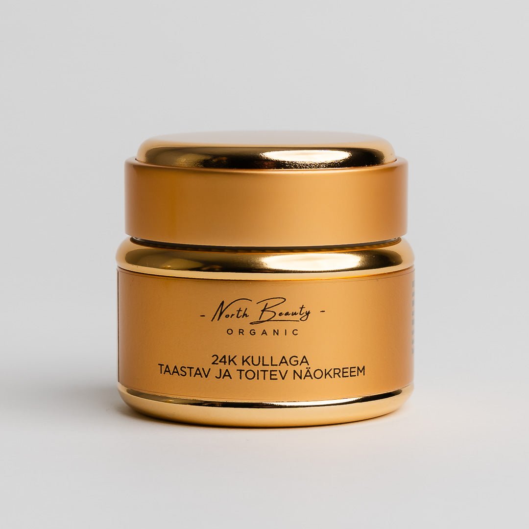 Restoring and Nourishing Face Cream with 24K Gold, 50ml - Jolz Eco