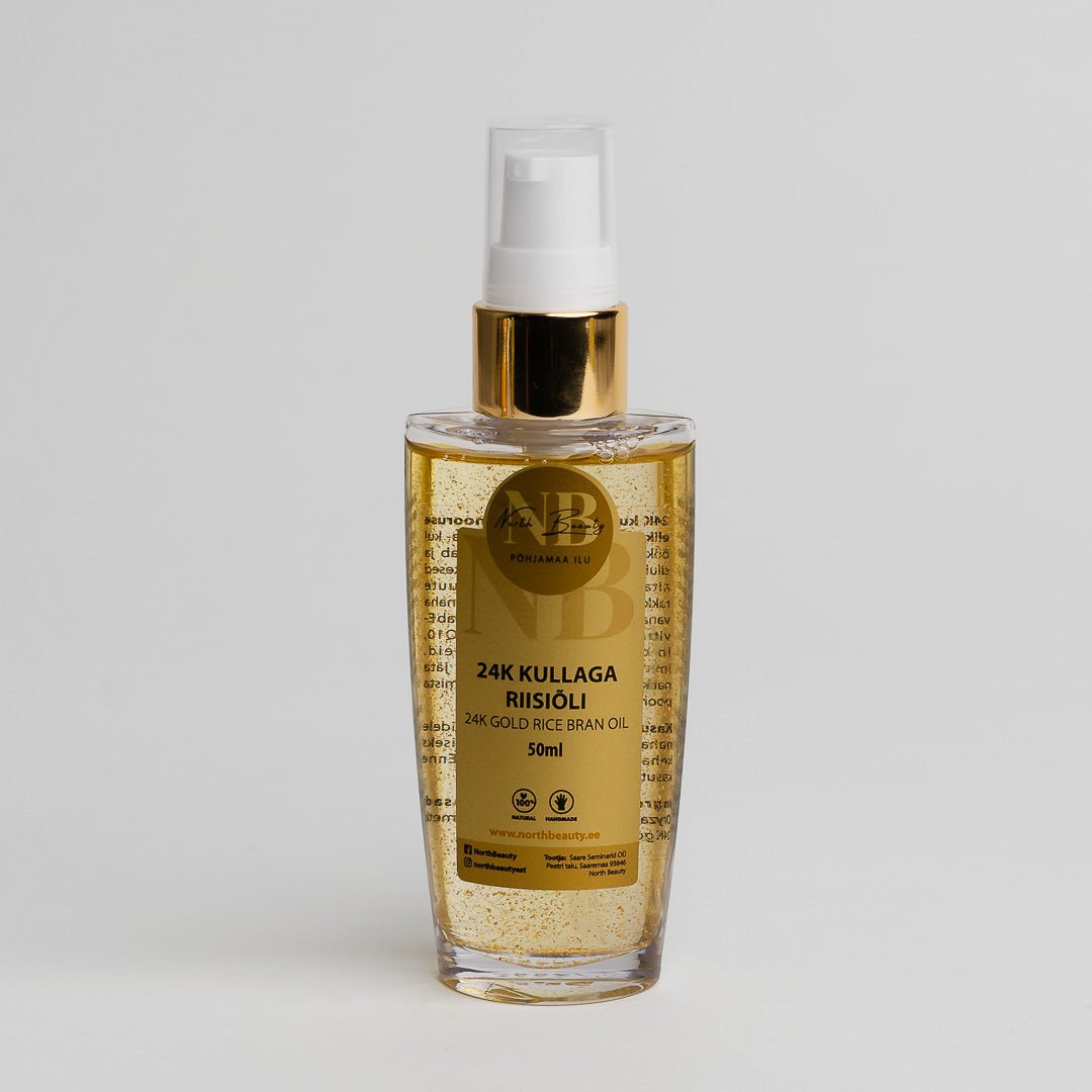 24K Gold Rice Oil, 50ml - Jolz Eco