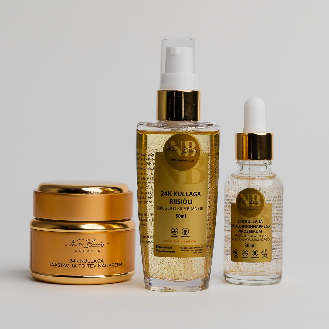24K Gold Rice Oil, 50ml - Jolz Eco