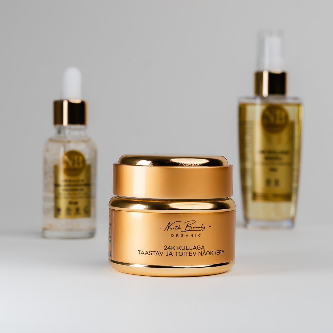 Restoring and Nourishing Face Cream with 24K Gold, 50ml - Jolz Eco
