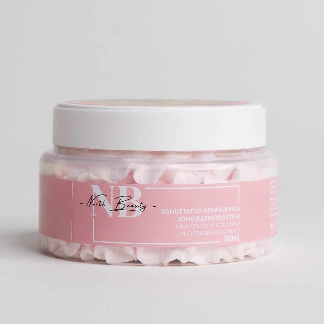 Whipped Body Scrub With Cranberry, 300ml - Jolz Eco