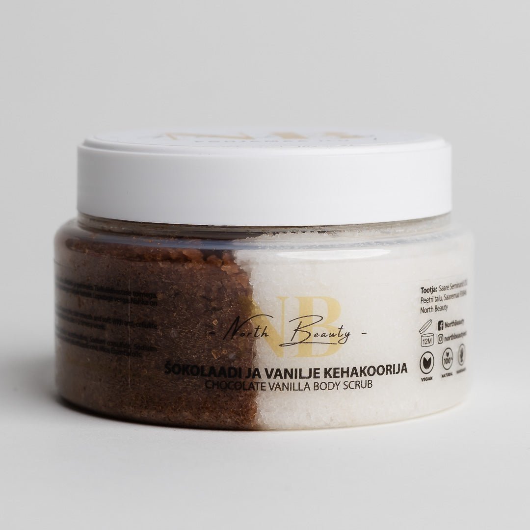 Chocolate and Vanilla Body Scrub, 300g - Jolz Eco
