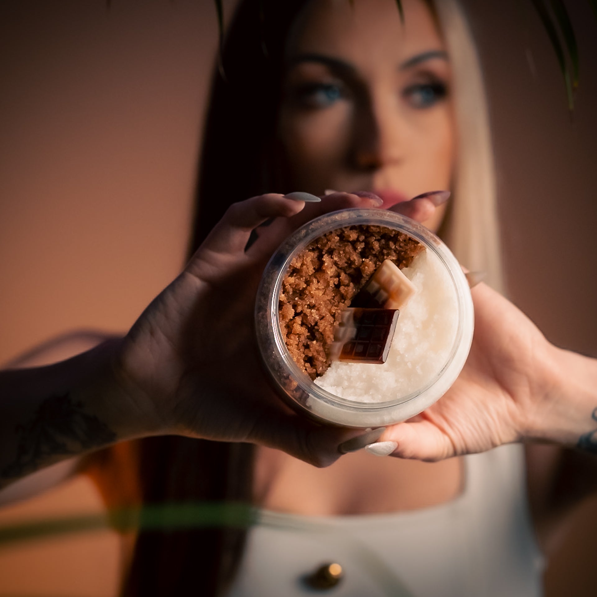 Chocolate and Vanilla Body Scrub, 300g - Jolz Eco