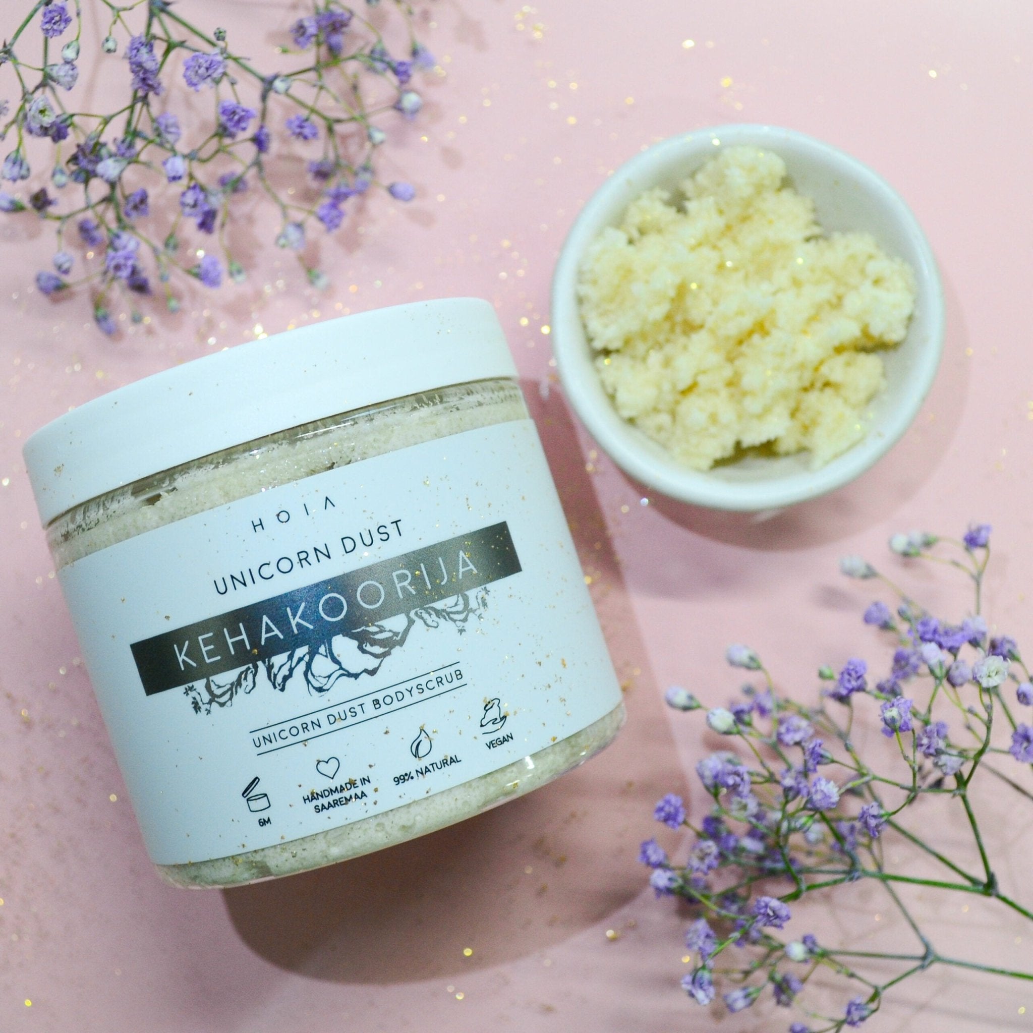 Body Scrub Unicorn Dust, 200ml - Jolz Eco