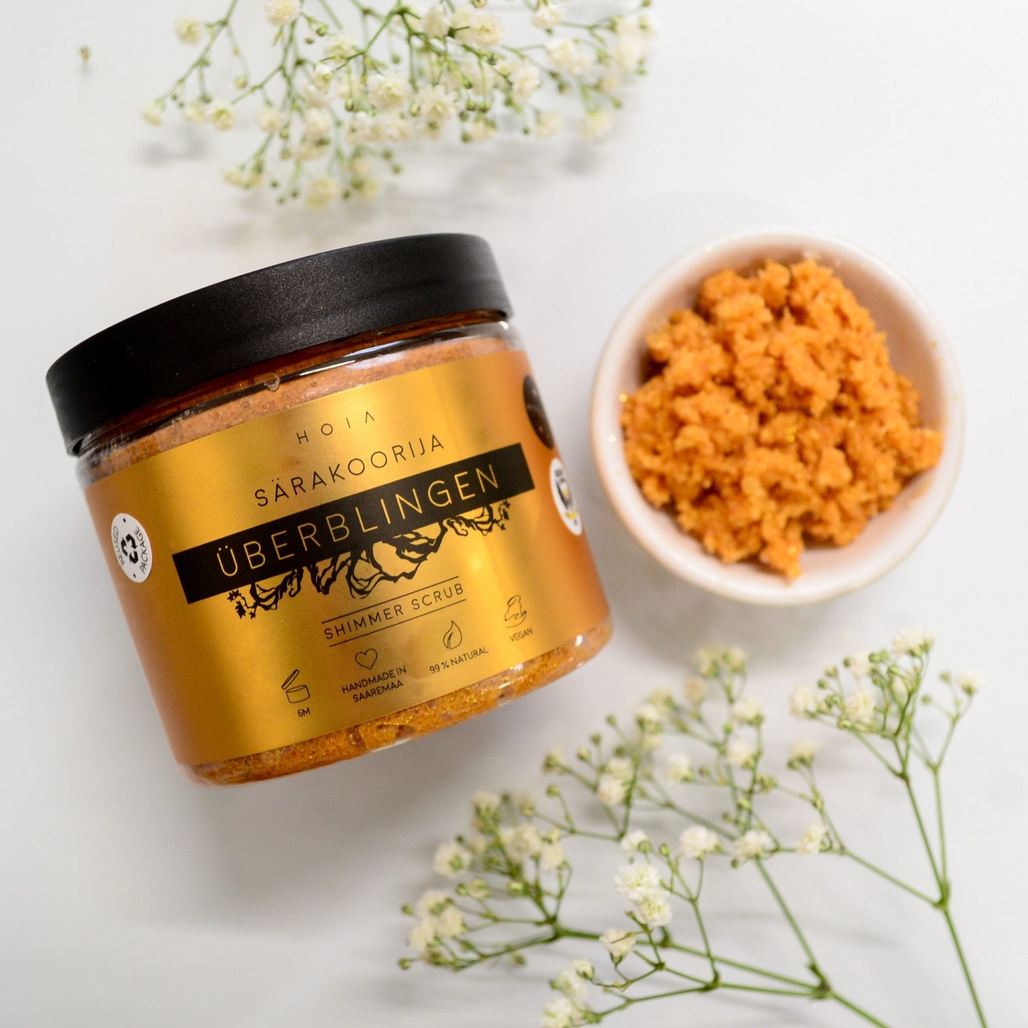 Shimmering Body Scrub Überblingen, 200ml - Jolz Eco