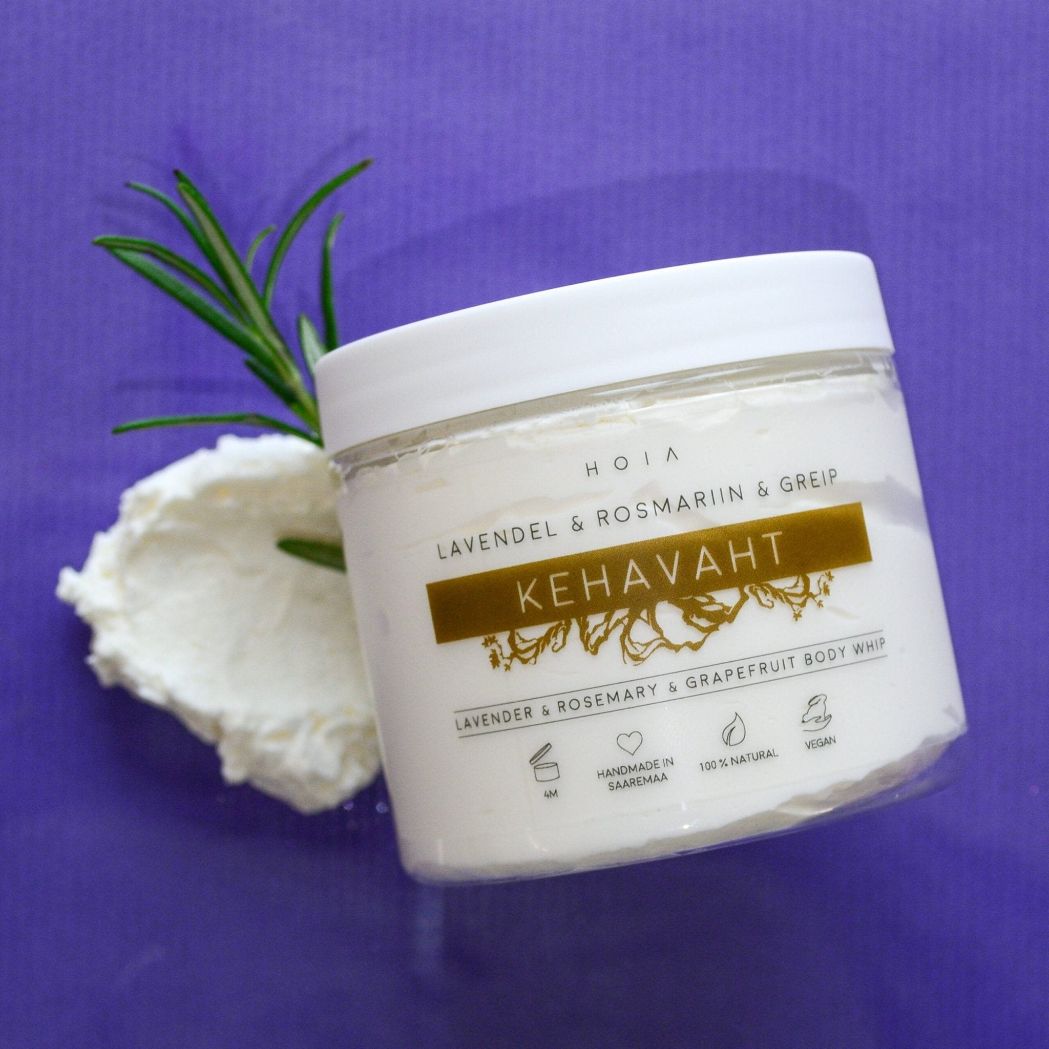 Whipped Body Butter Lavender & Grapefruit & Rosemary, 200ml - Jolz Eco