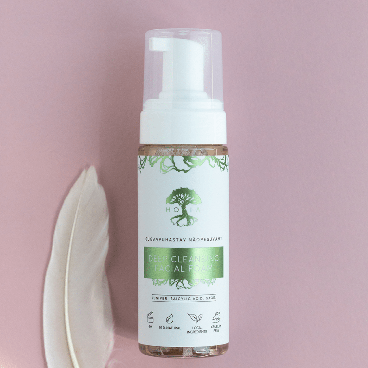 Deep Cleansing Facial Foam, 150ml - Jolz Eco