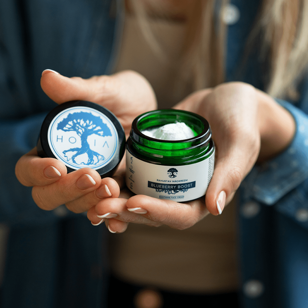 Soothing Face Cream Blueberry Boost, 30ml - Jolz Eco