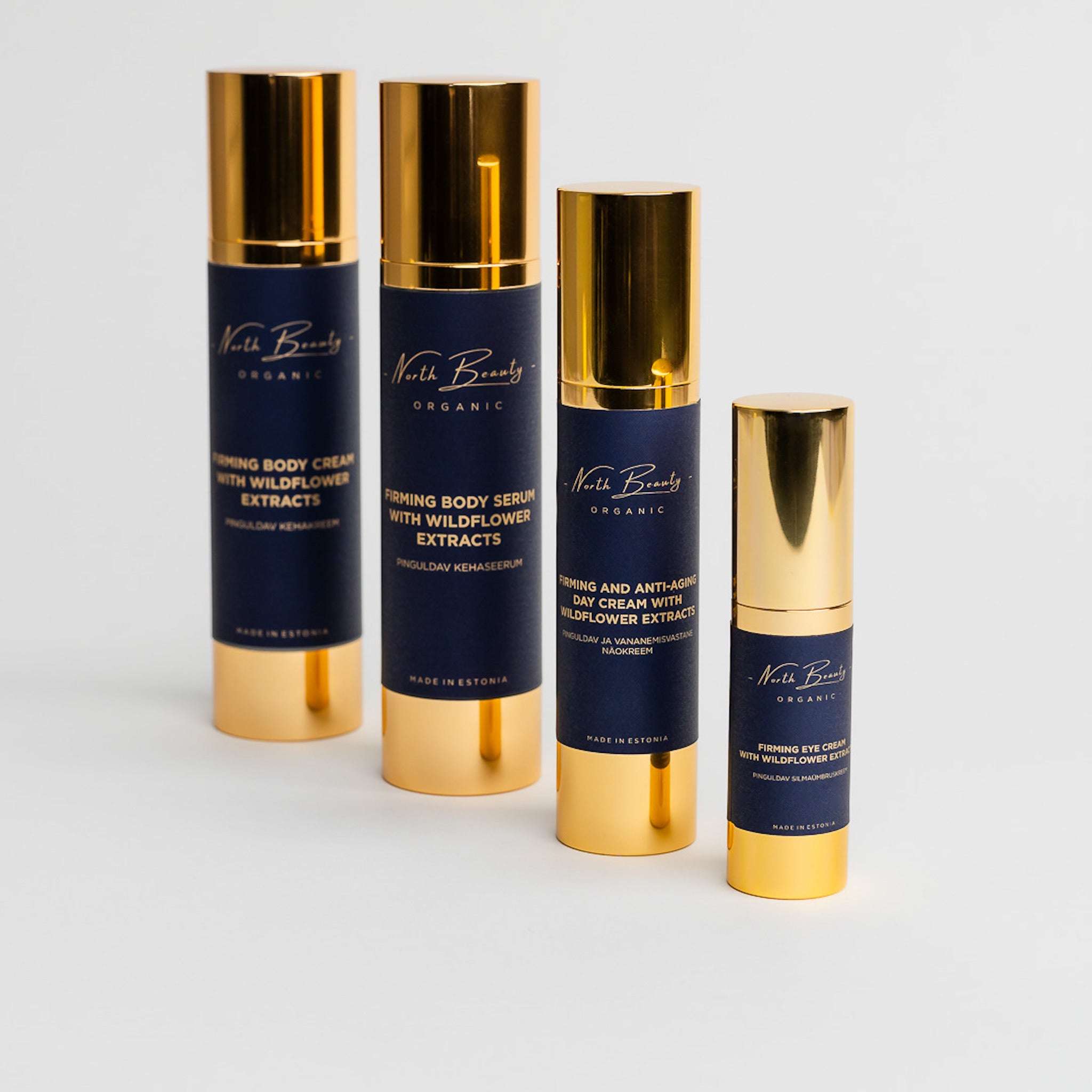 Firming Body and Face Kit with Hyaluronic Acid and Flower Extracts - Jolz Eco