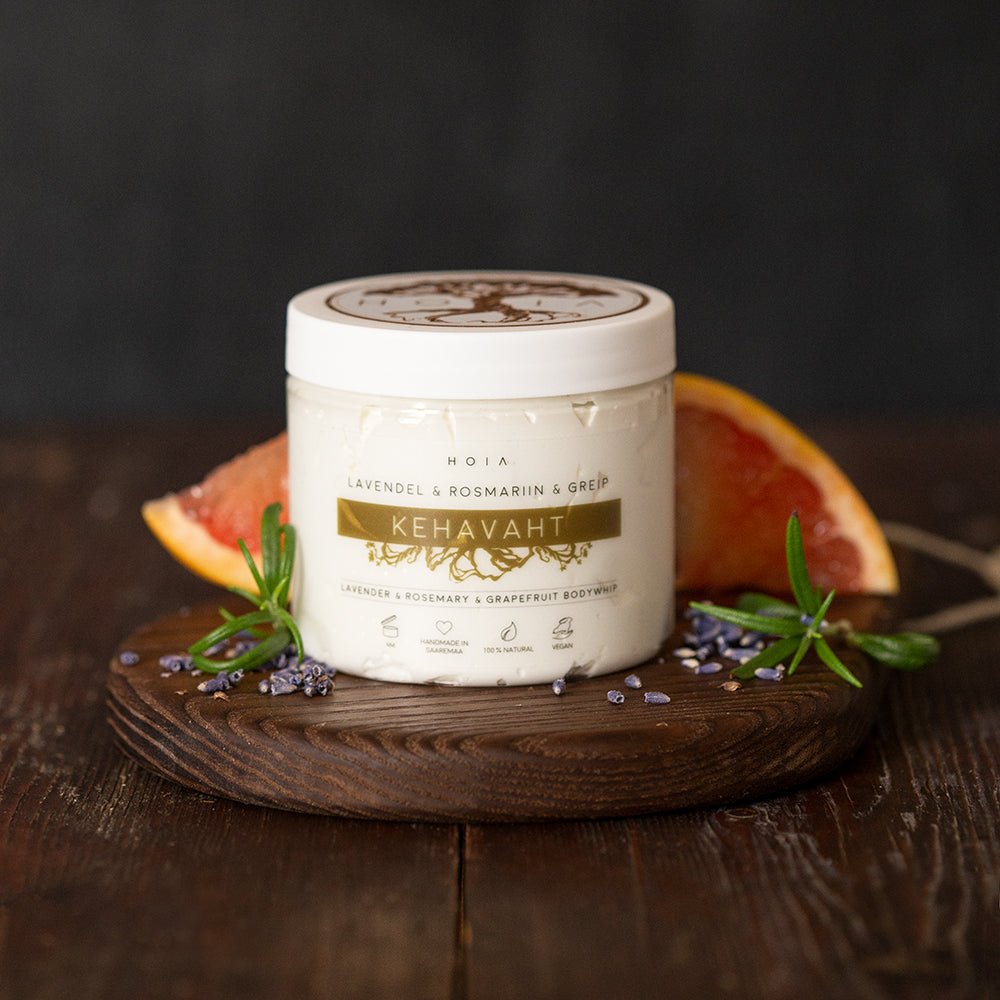 Whipped Body Butter Lavender & Grapefruit & Rosemary, 200ml - Jolz Eco