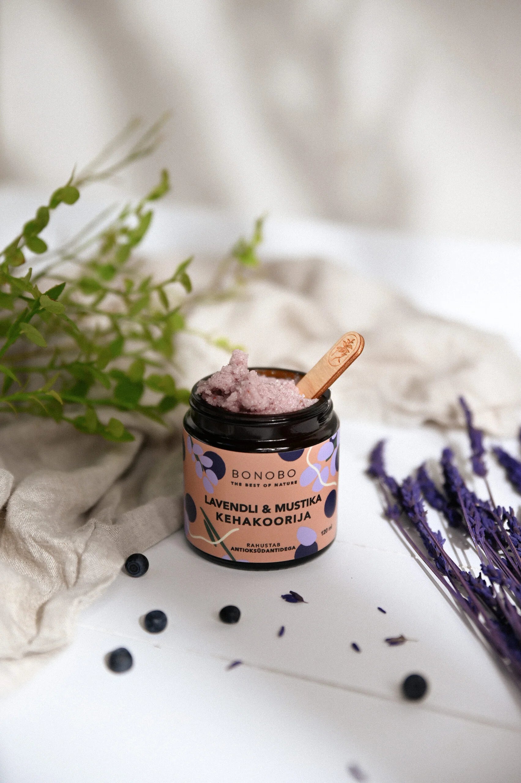Body Scrub — Blueberry and Lavender - Jolz Eco