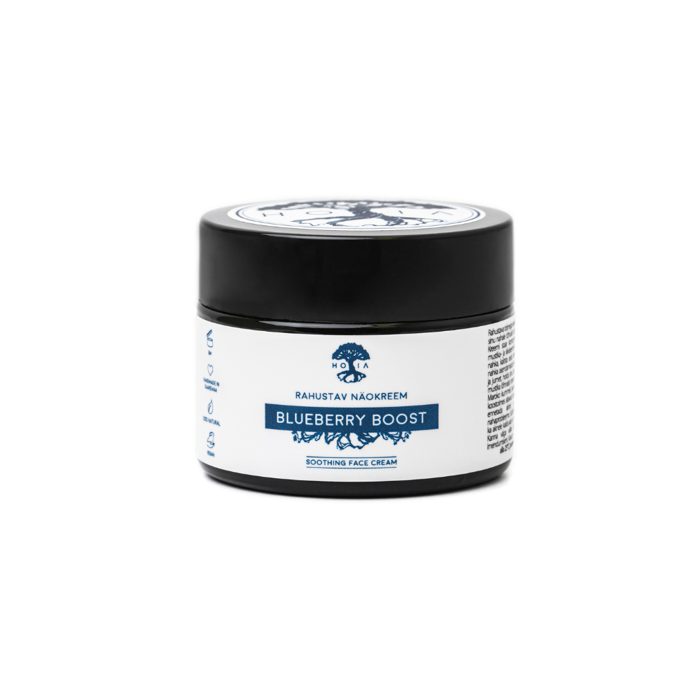 Soothing Face Cream Blueberry Boost, 30ml - Jolz Eco