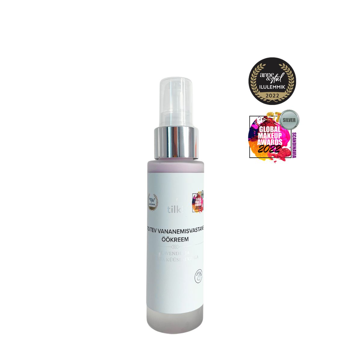 Nourishing Anti - Ageing Night Cream with Lavender and Black Garlic, 50ml - Jolz Eco