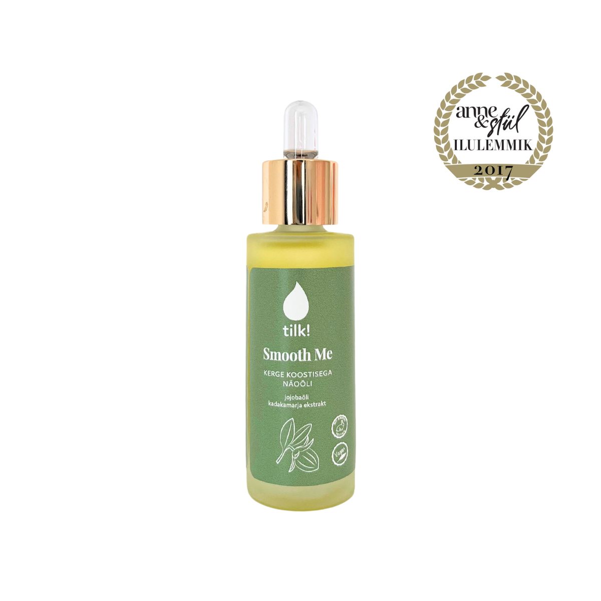Smooth Me Face Oil with Juniper Berry Extract, 30ml - Jolz Eco