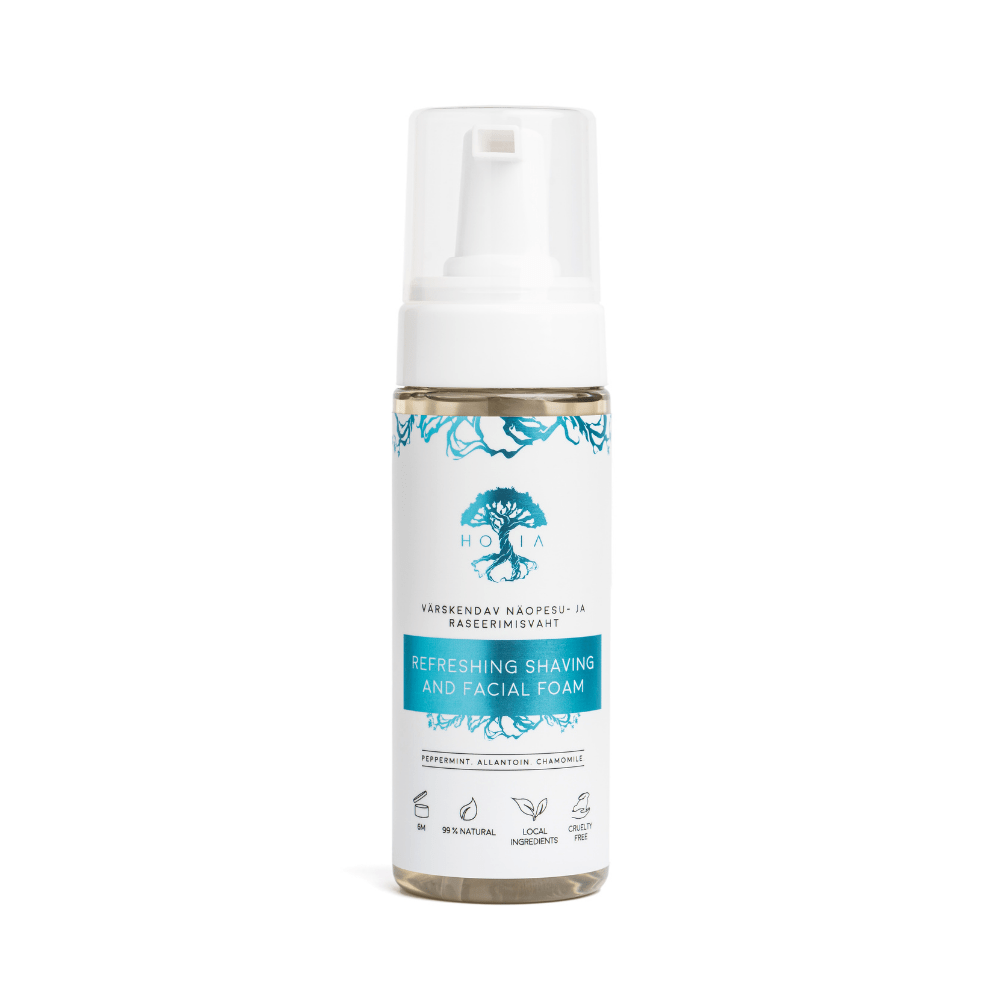 Refreshing Shaving and Facial Foam, 150ml - Jolz Eco