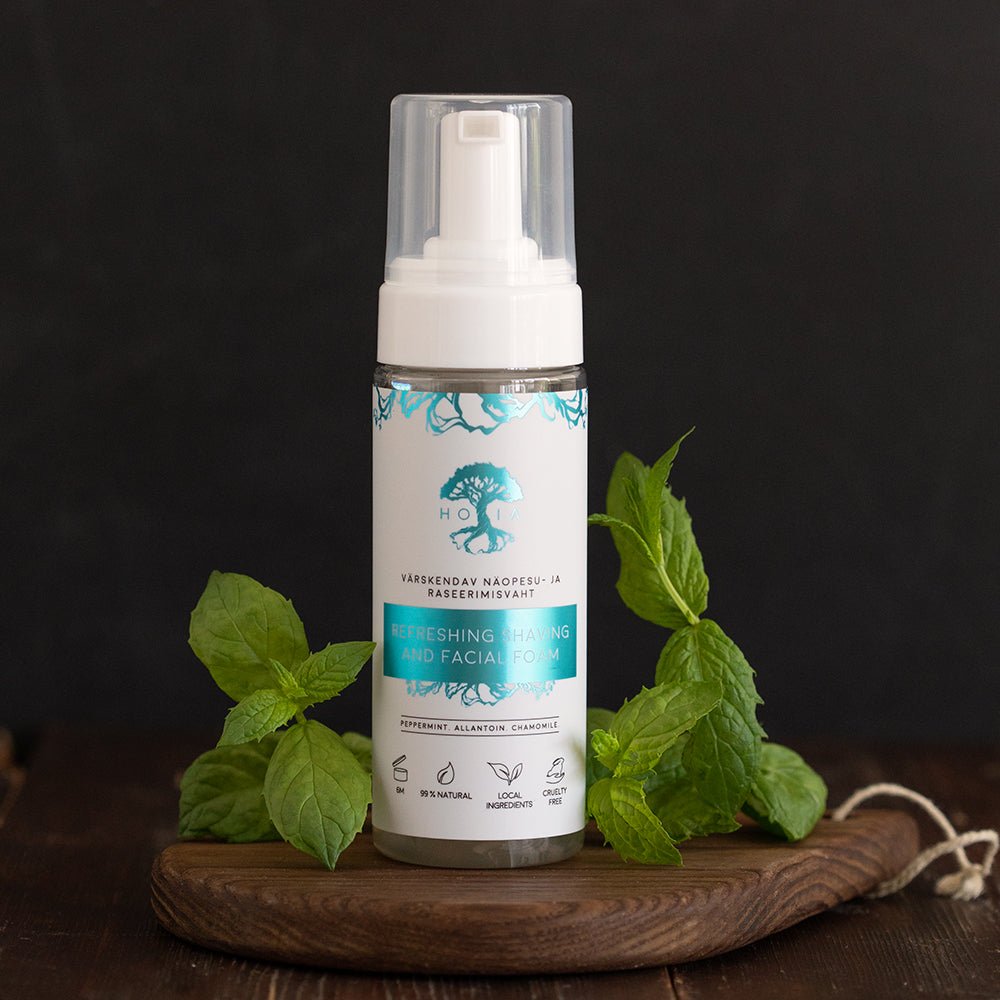 Refreshing Shaving and Facial Foam, 150ml - Jolz Eco
