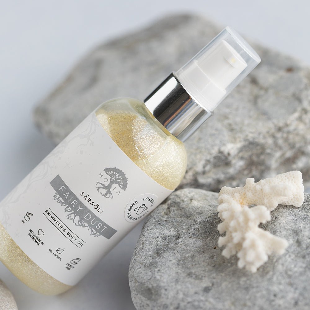 Shimmering Body Oil Fairy Dust, 100ml - Jolz Eco