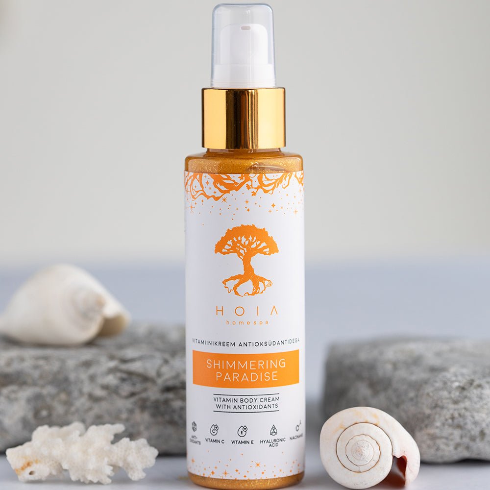 Shimmering Paradise Vitamin Body Cream with Antioxidants, 100ml - Jolz Eco
