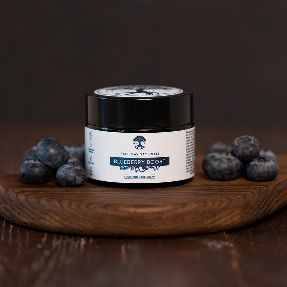 Soothing Face Cream Blueberry Boost, 30ml - Jolz Eco