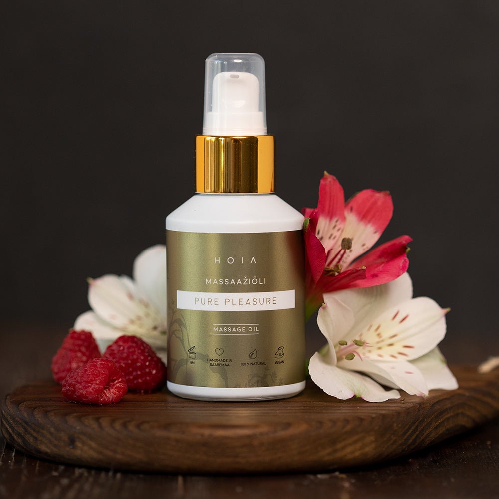 Massage Oil Pure Pleasure, 60ml - Jolz Eco