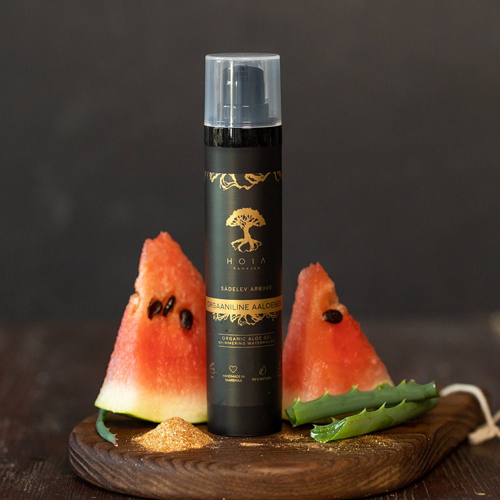 Organic Aloe Gel Shimmering Watermelon - Jolz Eco