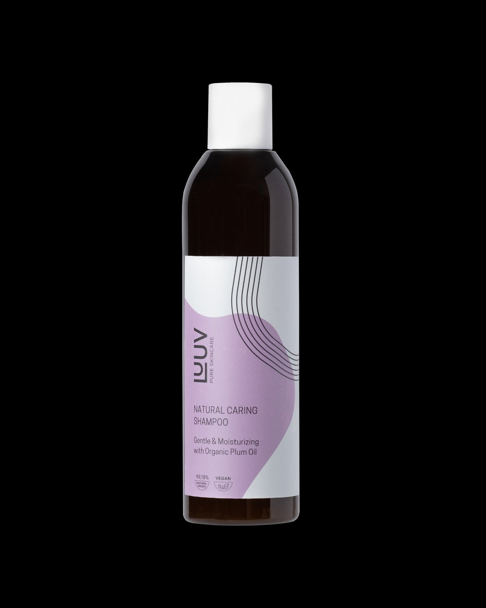 Natural Nourishing Shampoo with Plum Oil, 250 ml - Jolz Eco