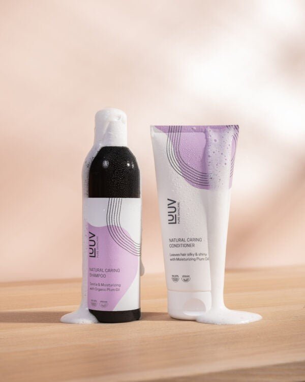 Natural Nourishing Shampoo with Plum Oil, 250 ml - Jolz Eco