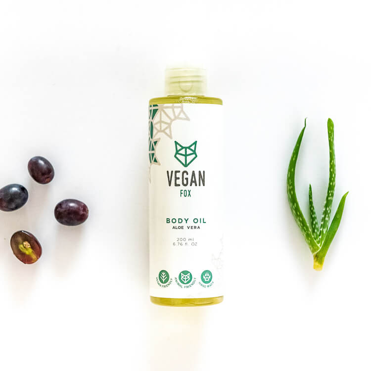 Aloe Vera Body Oil, 200 ml - Jolz Eco