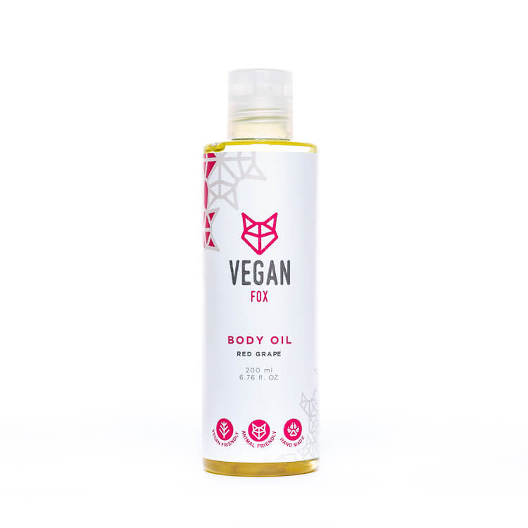 Red Grape Body Oil, 200 ml - Jolz Eco
