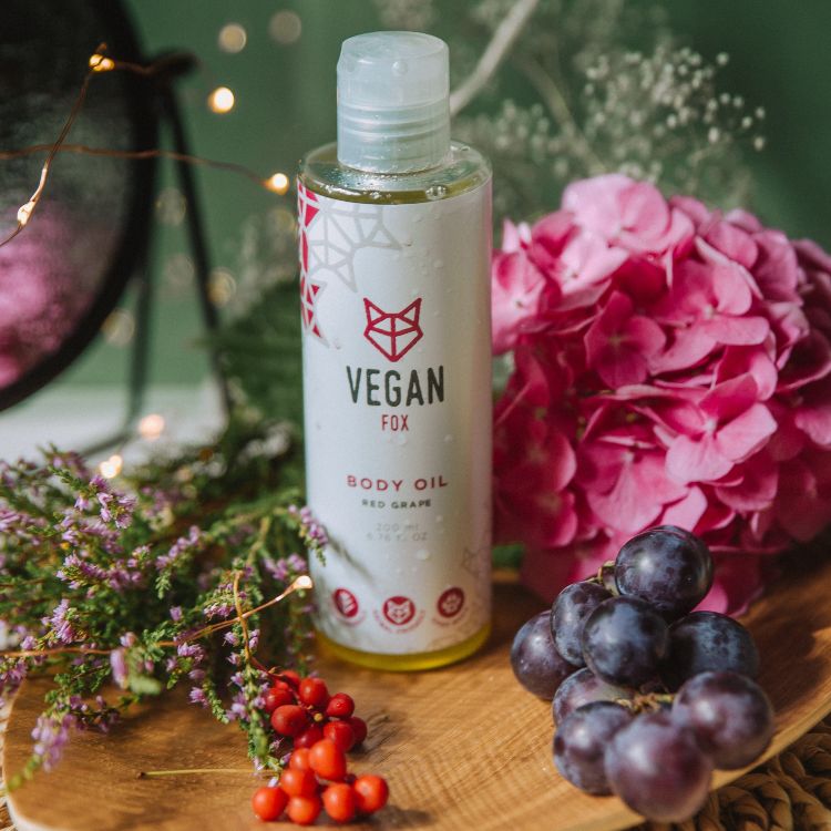 Red Grape Body Oil, 200 ml - Jolz Eco