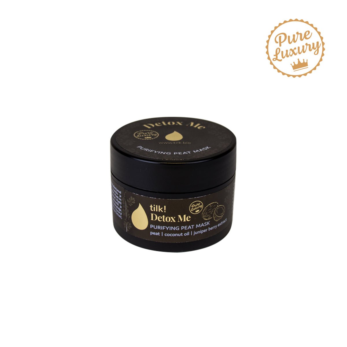 Detox Me Deeply Purifying and Moisturising Face Mask with Peat, 50ml - Jolz Eco