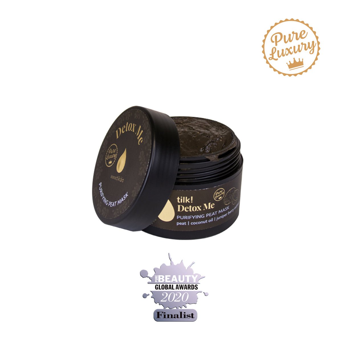 Detox Me Deeply Purifying and Moisturising Face Mask with Peat, 50ml - Jolz Eco