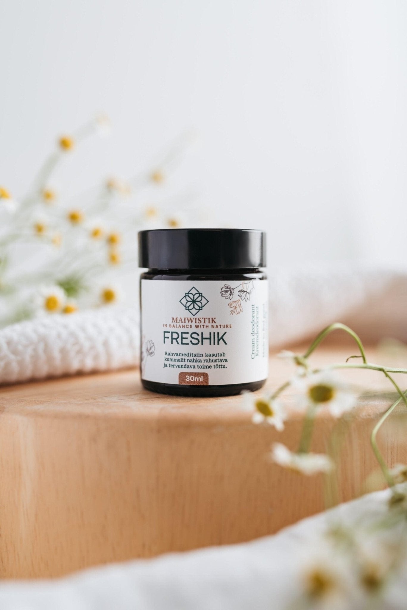 FRESHIK Chamomile Cream Deodorant 30ml - Jolz Eco